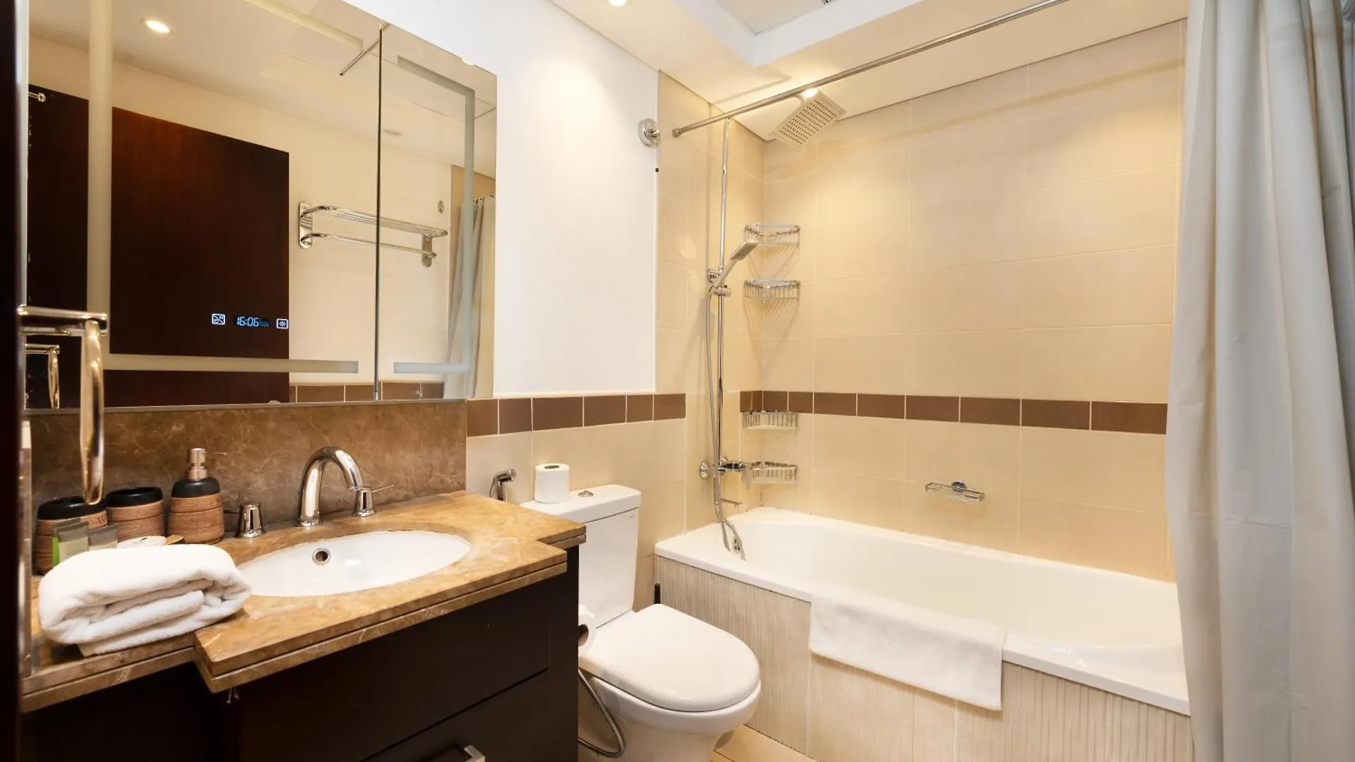 Modern Studio With Twin Beds Downtown Dubaï Émirats arabes unis
